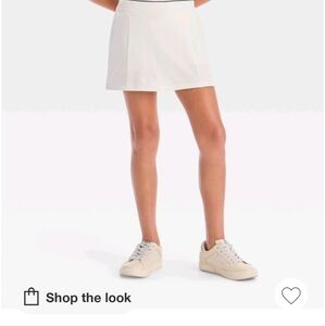 Art Class Black and White A-line Mini Skort Casual